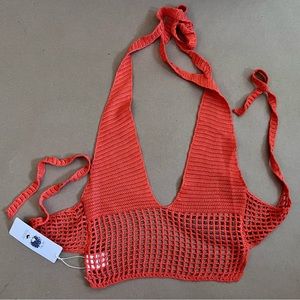 Crochet Halter Crop Top